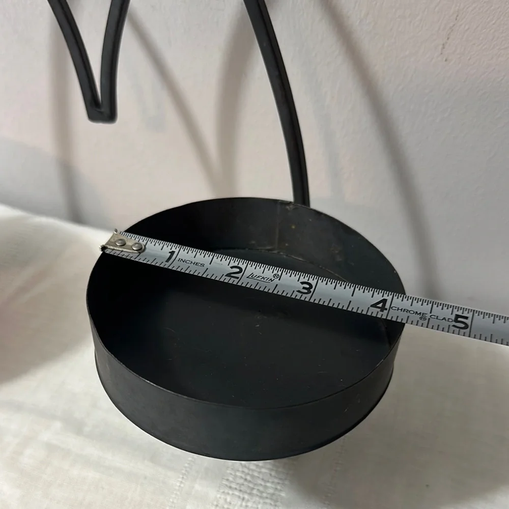 Black Metal Wall Sconce